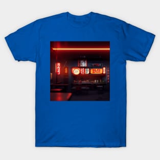 Cyberpunk Tokyo Ramen Shop T-Shirt